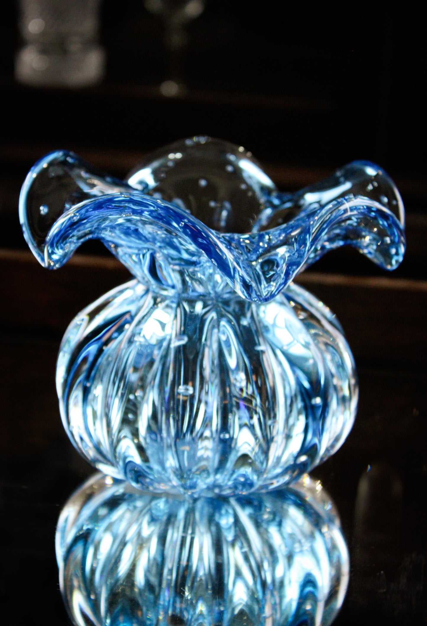 Vaso de Murano Azul Pequeno