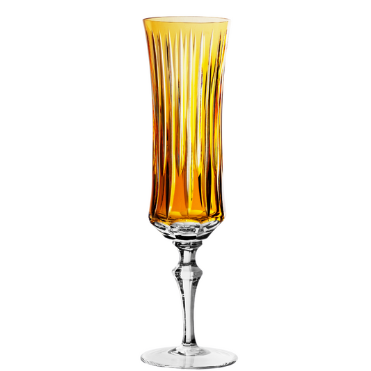 Taça de Cristal Línea Lapidado 72 P/ Champagne | Cristal Blumenau