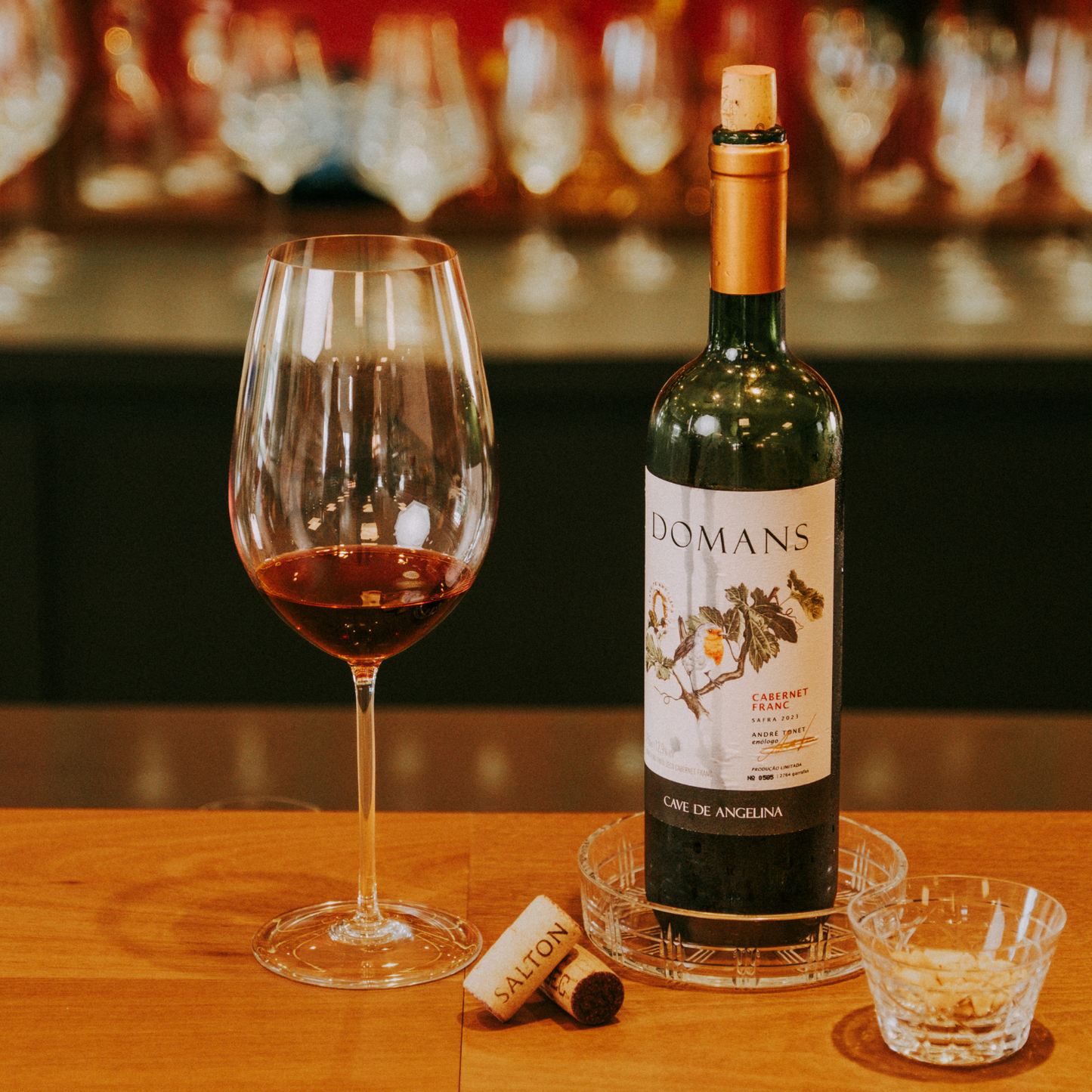 PERSONALIZAÇÃO | Taça de Cristal Bordeaux Margaux para Vinho Tinto 850ml | Cristal Blumenau