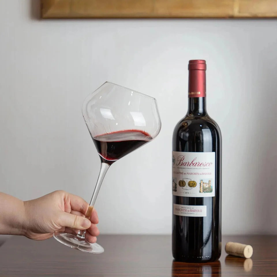 Jogo de 6 Taças de Cristal Goethe para Vinho Tinto 1300ml | Cristal Blumenau