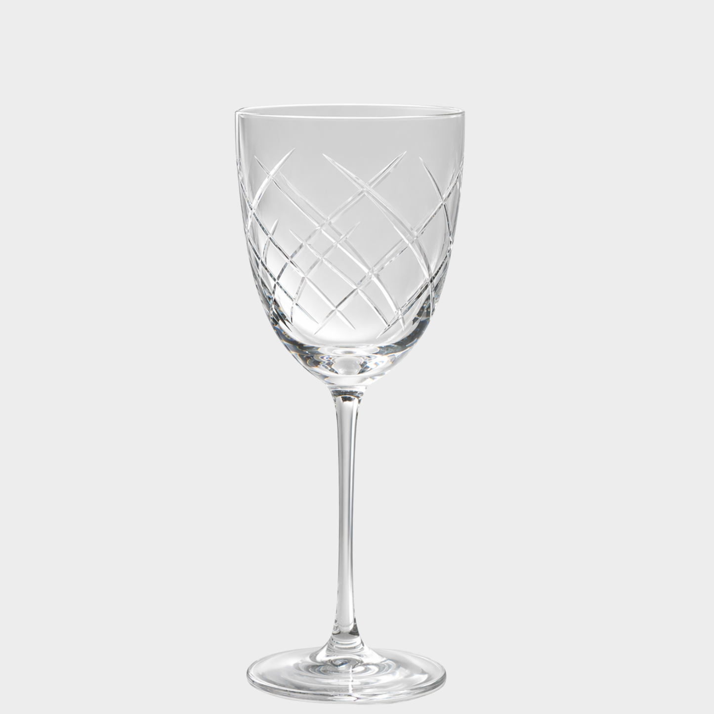 Jogo de 6 Taças de Cristal Imperial Lapidado 33 P/ Vinho Tinto | Cristal Blumenau