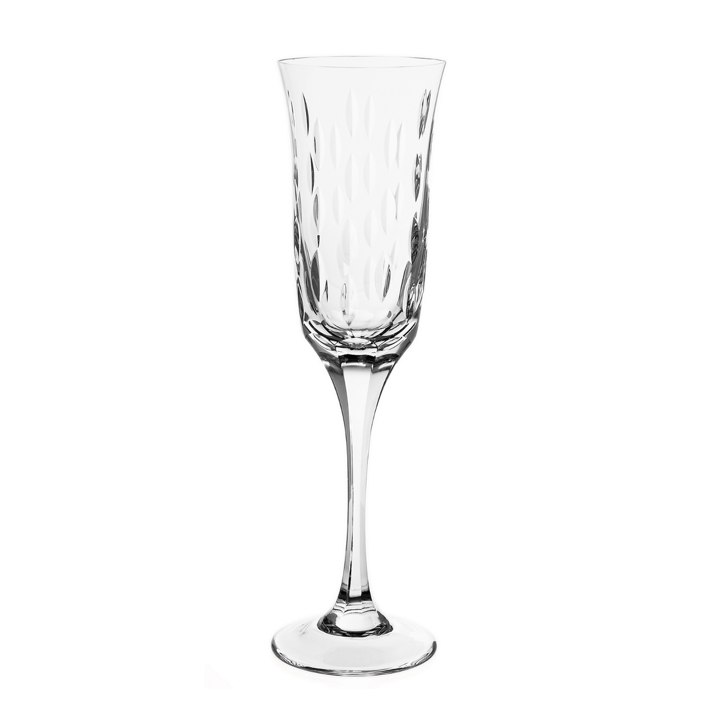 Taça de Cristal Primavera Lapidado 71 P/ Champagne | Cristal Blumenau