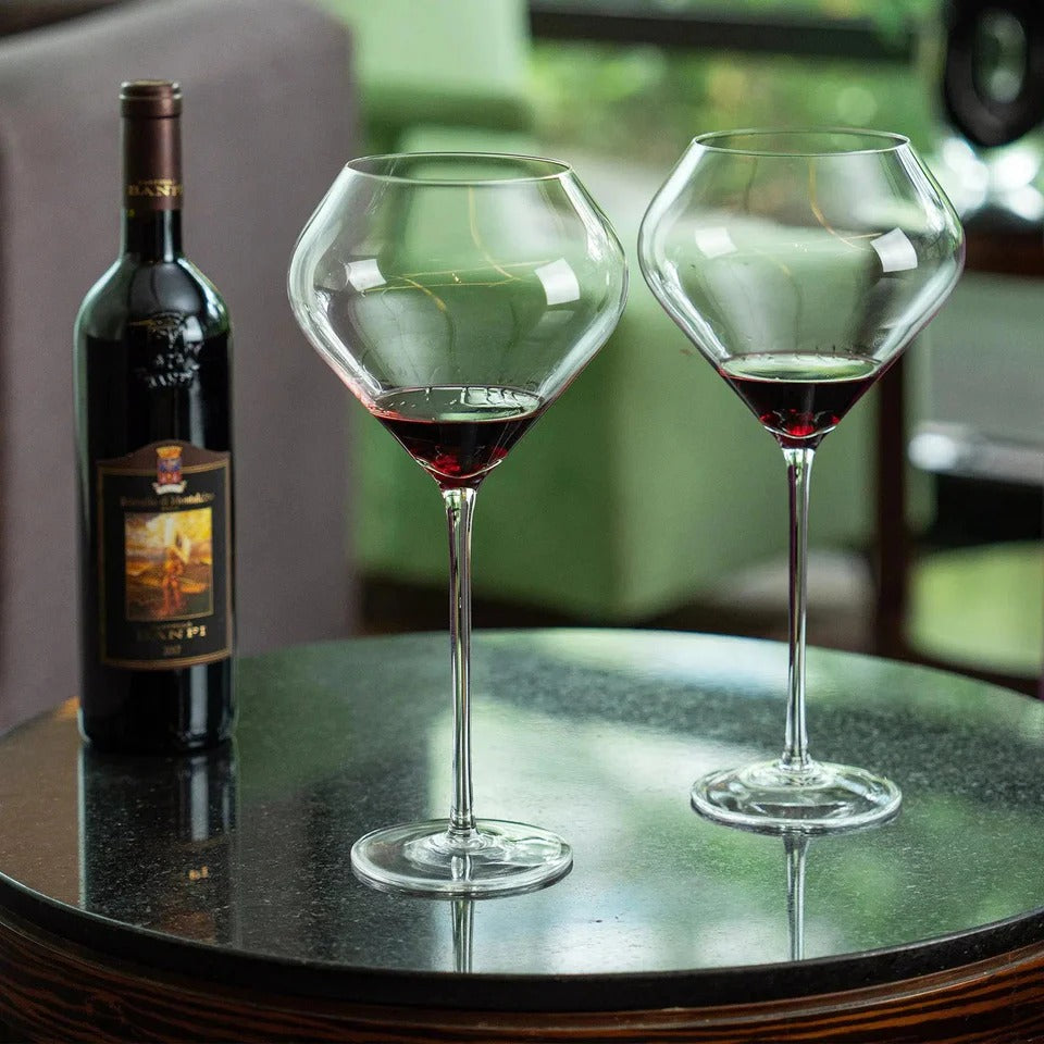 Jogo de 6 Taças de Cristal Goethe para Vinho Tinto 1300ml | Cristal Blumenau