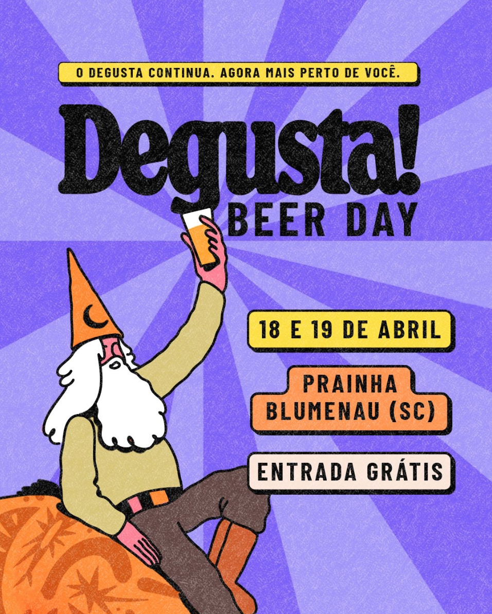 Degusta Beer Day movimenta Blumenau com cerveja artesanal, gastronomia e cultura na Prainha.