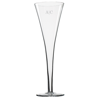 PERSONALIZAÇÃO | Taça de Cristal New York para Espumante 230ml | Cristal Blumenau