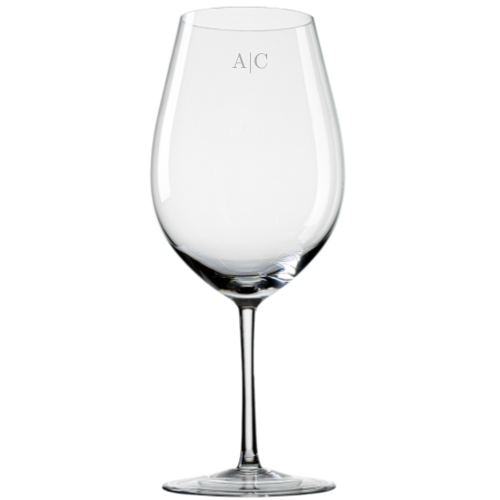 PERSONALIZAÇÃO | Taça de Cristal Moderação Saint-Émillion Vinho Tinto 1230ml | Cristal Blumenau