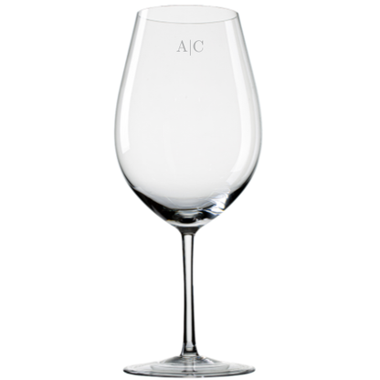 PERSONALIZAÇÃO | Taça de Cristal Moderação Saint-Émillion Vinho Tinto 1230ml | Cristal Blumenau