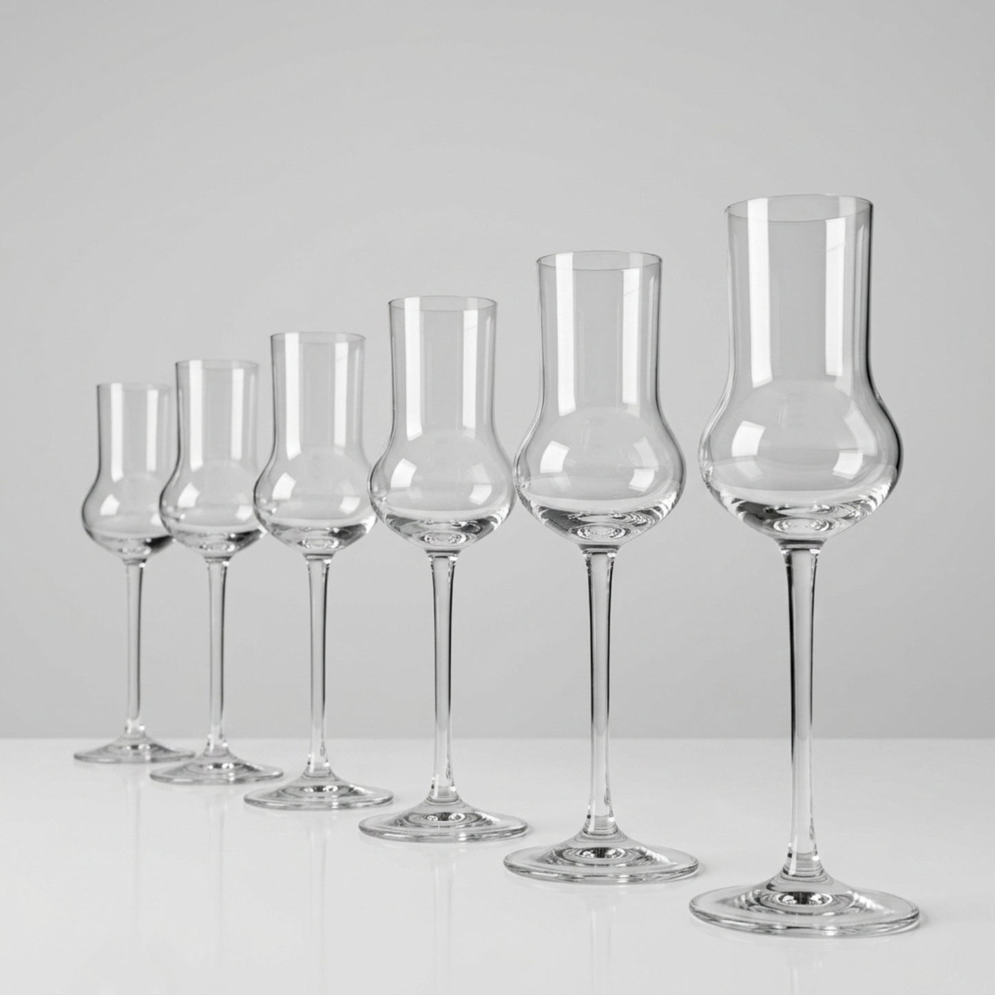 Jogo de 6 Taças de Cristal para Grappa Licor 60ml | Cristal Blumenau