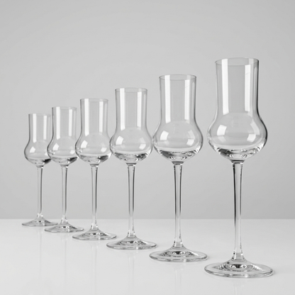 Jogo de 6 Taças de Cristal para Grappa Licor 60ml | Cristal Blumenau