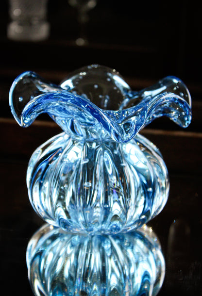 Vaso de Murano Azul Pequeno