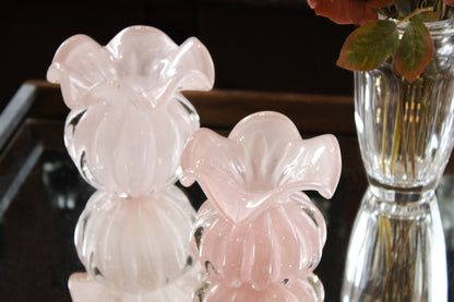 Vaso de Murano Rosa Médio