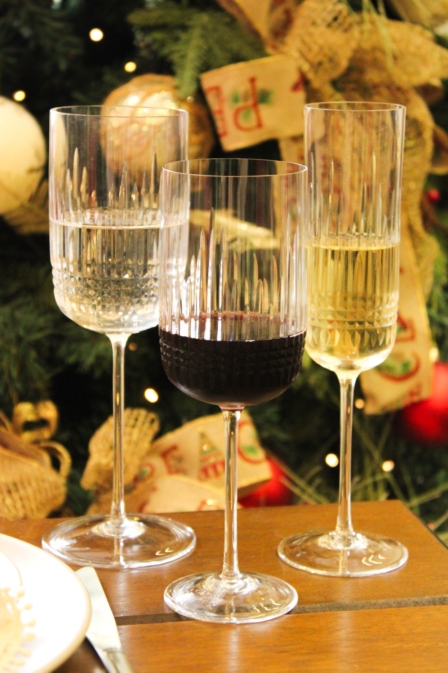 Jogo de 6 Taças de Cristal Versailles Lapidado 42 P/ Champagne | Cristal Blumenau