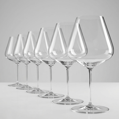 Jogo de 6 Taças de Cristal Borgonha Grand Cru 892ml | Cristal Blumenau