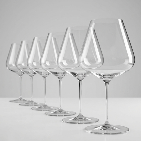 Jogo de 6 Taças de Cristal Borgonha Grand Cru 892ml | Cristal Blumenau