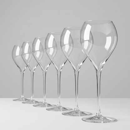 Jogo de 6 Taças de Cristal Balão para Espumante 195ml | Cristal Blumenau