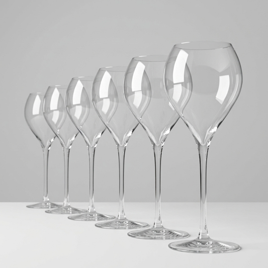 Jogo de 6 Taças de Cristal Balão para Espumante 195ml | Cristal Blumenau