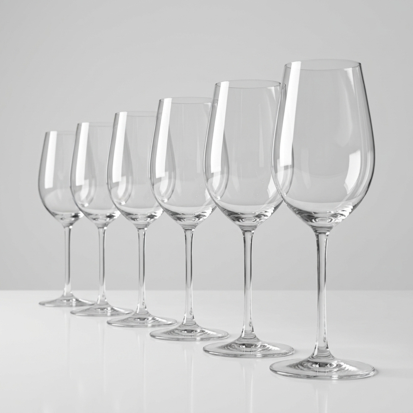 Jogo com 6 Taças de Cristal Chardonnay para Vinho Branco | Cristal Blumenau
