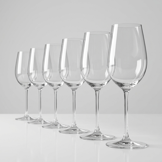 Jogo com 6 Taças de Cristal Chardonnay para Vinho Branco | Cristal Blumenau