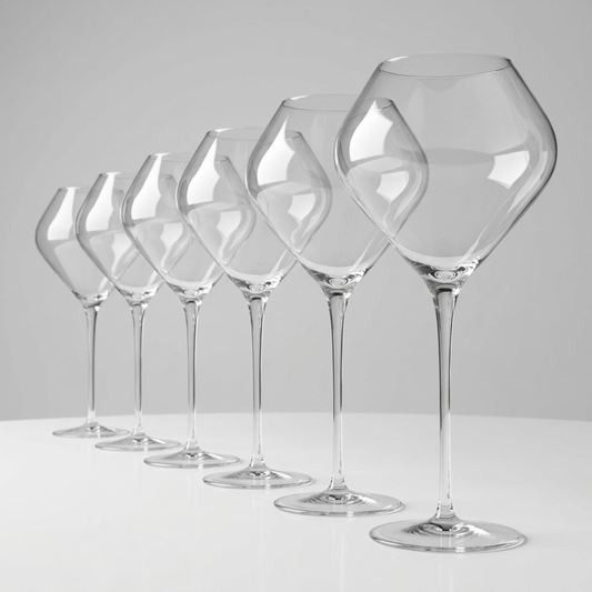 Jogo de 6 Taças de Cristal Goethe para Vinho Tinto 764ml | Cristal Blumenau