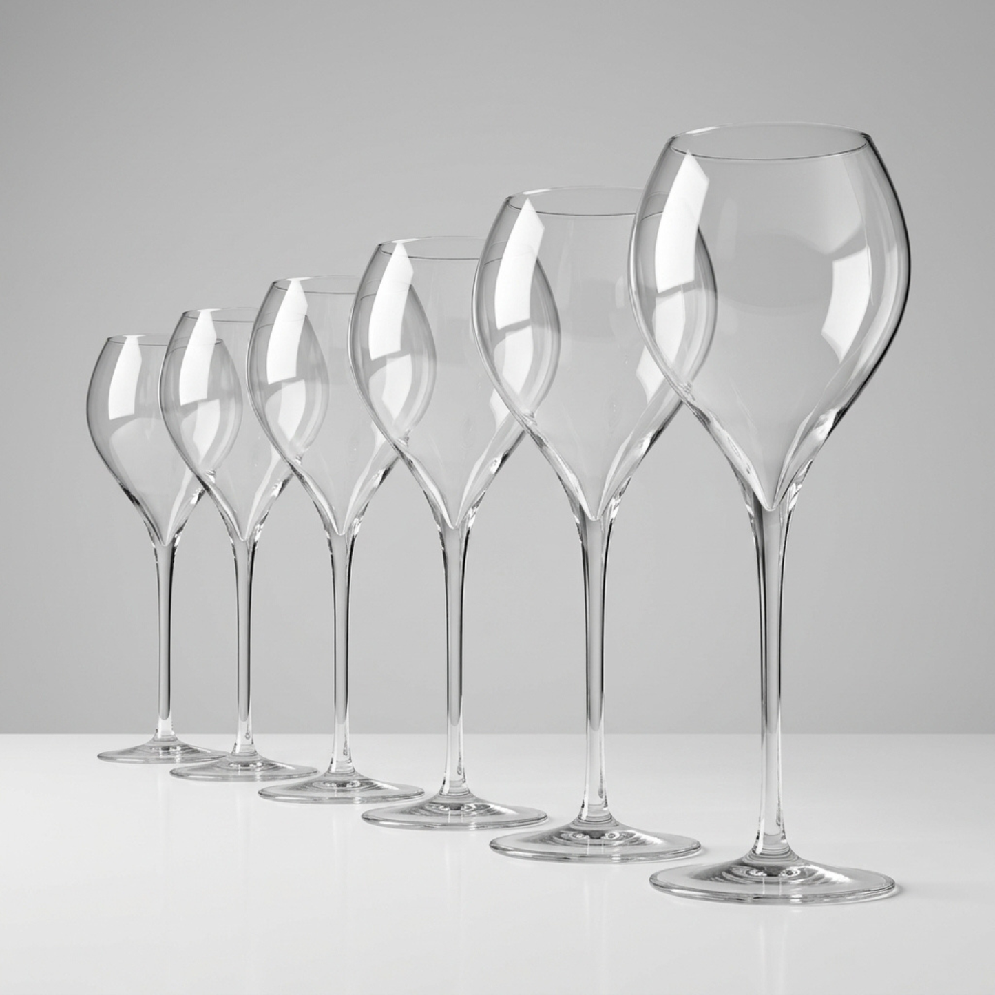 Jogo de 6 Taças de Cristal Grande Balão para Espumante 307ml | Cristal Blumenau