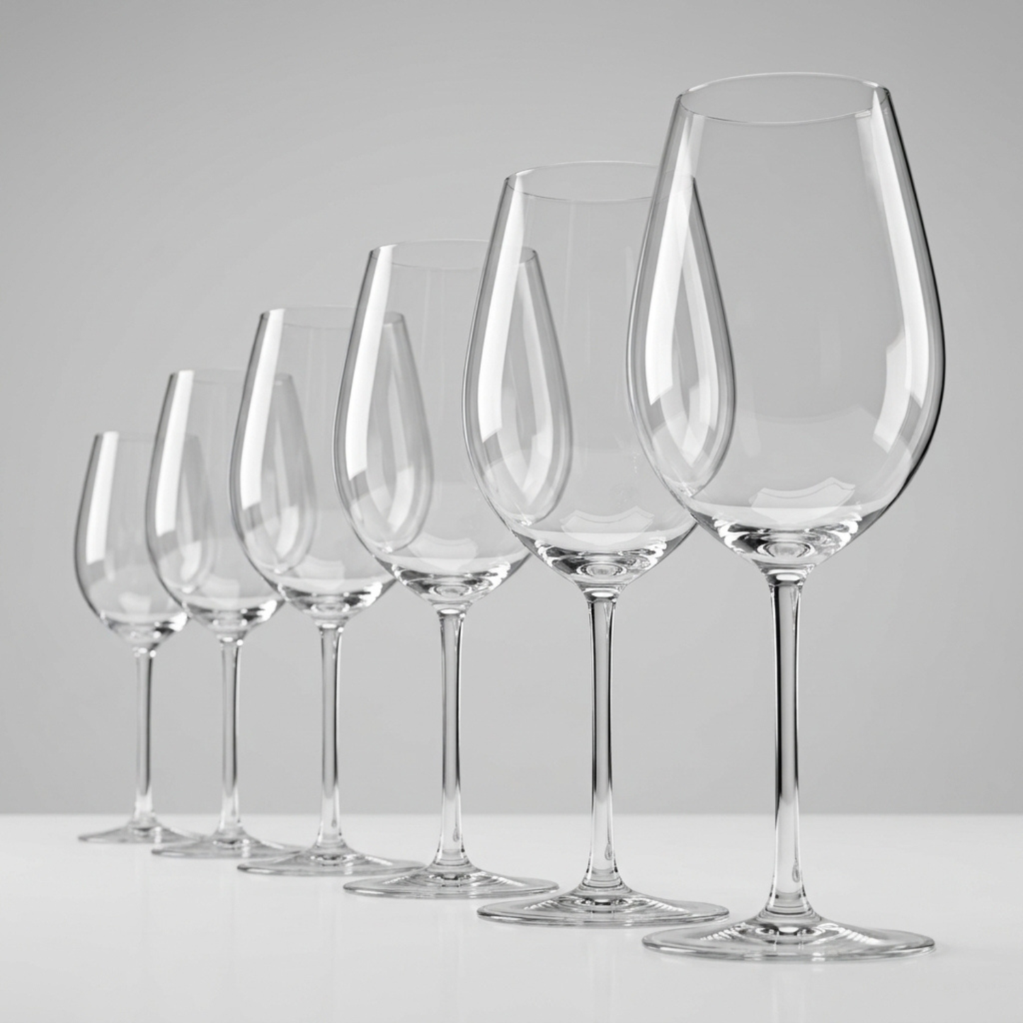 Jogo de 6 Taças de Cristal Bordeaux Margaux para Vinho Tinto | Cristal Blumenau