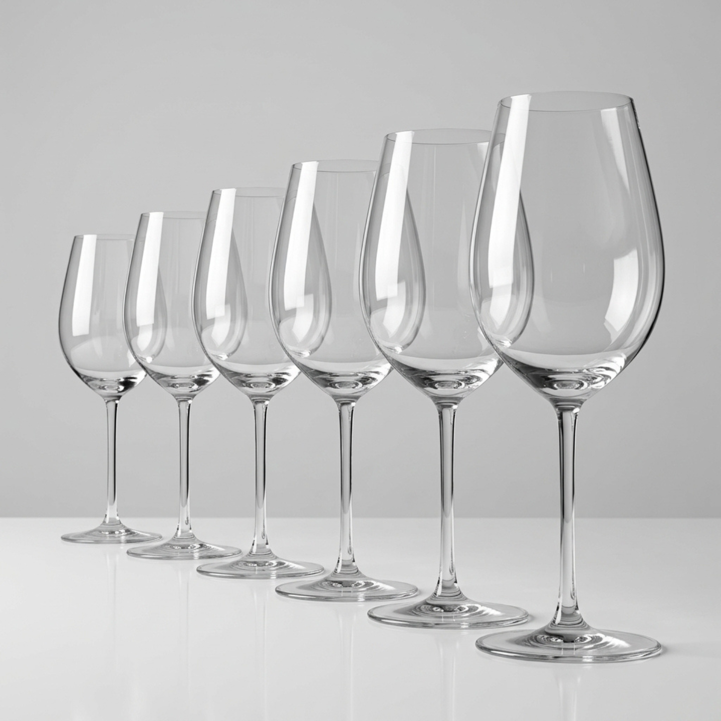 Jogo de 6 Taças de Cristal Bordeaux Médoc para Vinho Tinto | Cristal Blumenau