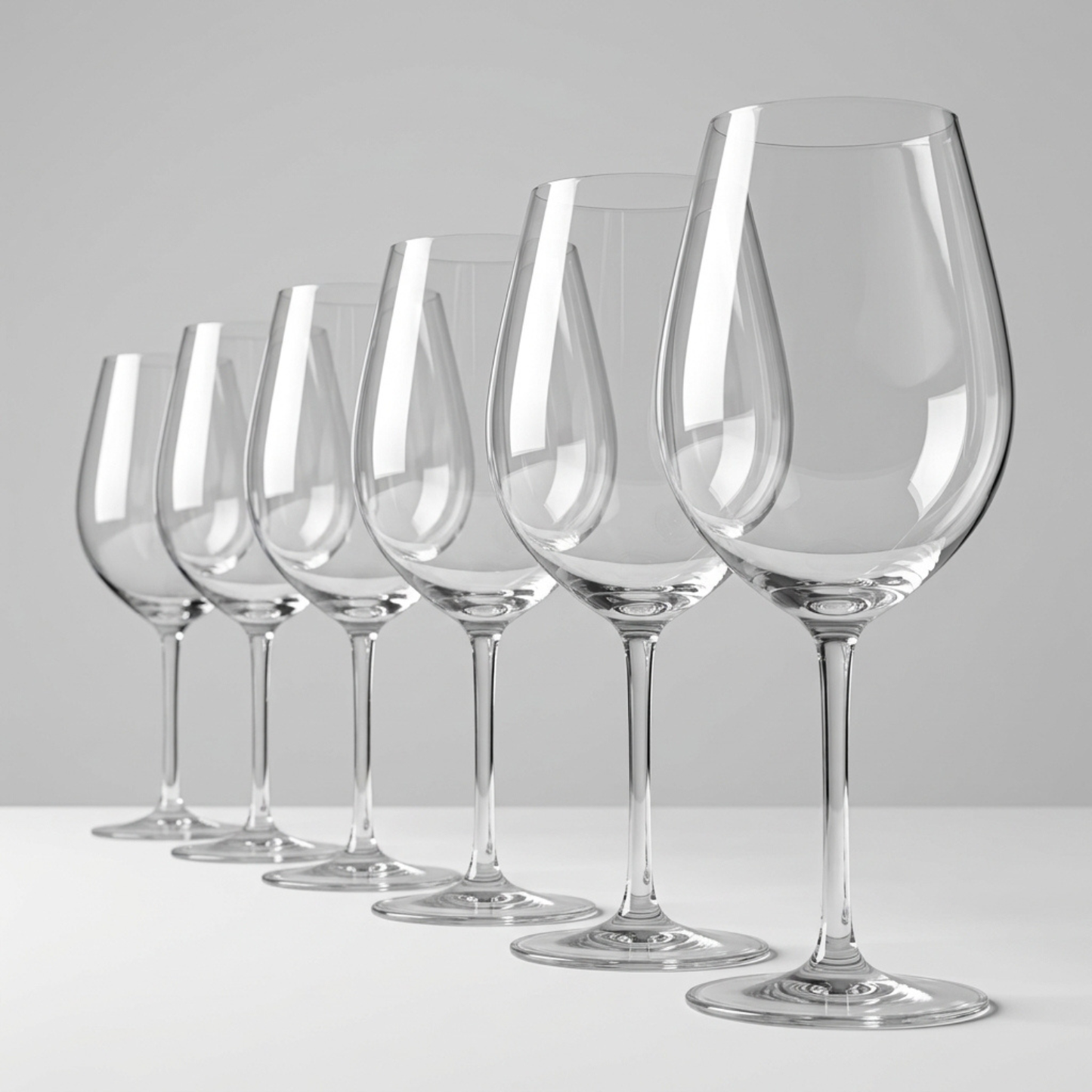 Jogo de 6 Taças de Cristal Moderação Saint-Émillion Vinho Tinto 1230ml | Cristal Blumenau