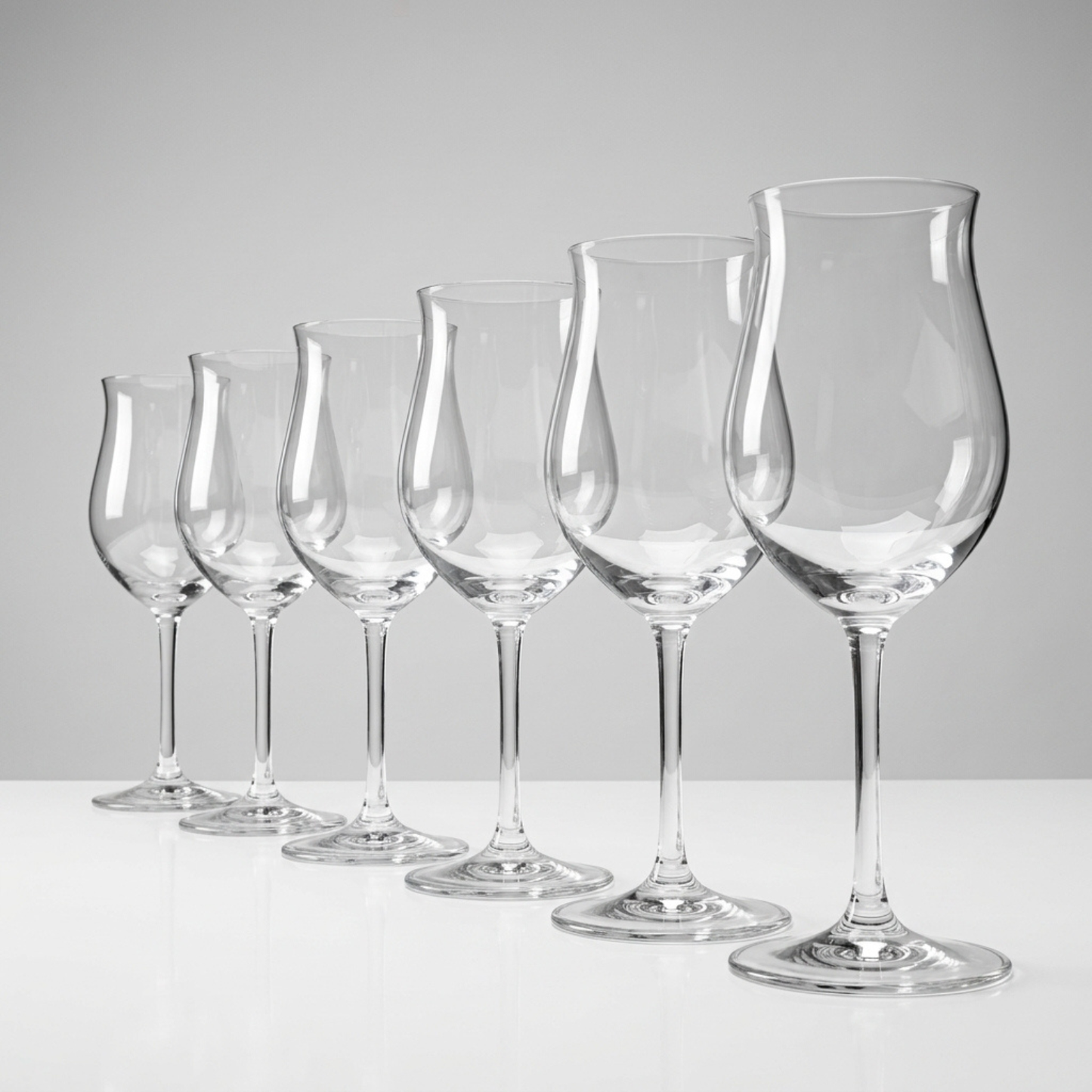 Jogo de 6 Taças de Cristal Porto Gaia para Vinho Tinto | Cristal Blumenau