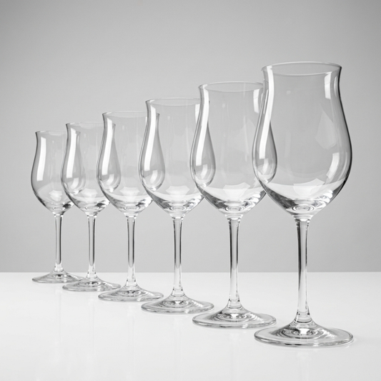 Jogo de 6 Taças de Cristal Porto Gaia para Vinho Tinto | Cristal Blumenau