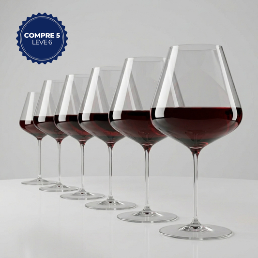 Compre 5, Leve 6 - Taça de Cristal Borgonha Grand Cru 892ml | Cristal Blumenau