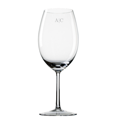 PERSONALIZAÇÃO | Taça de Cristal Malbelle para Vinho Tinto 620ml | Cristal Blumenau