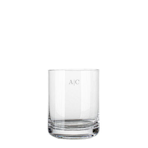 PERSONALIZAÇÃO | Copo de Cristal On The Rocks 315ml Liso | Cristal Blumenau