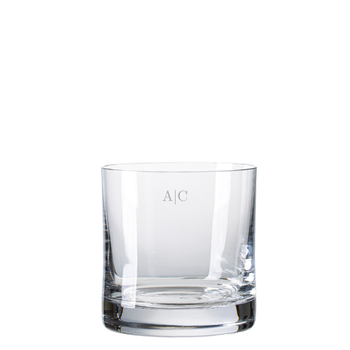 PERSONALIZAÇÃO | Copo de Cristal Double Whisky 400ml Liso | Cristal Blumenau