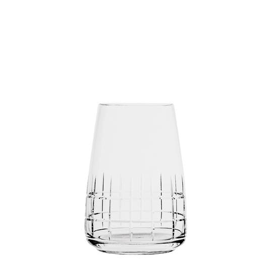 Copo de Cristal Square para Long Drink 500ml Lapidado | Cristal Blumenau