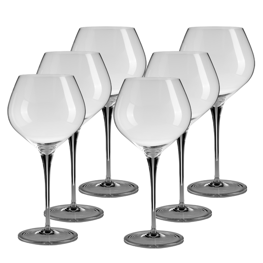 Jogo com 6 Taças de Cristal Perlage para Champagne 450ml | Cristal Blumenau