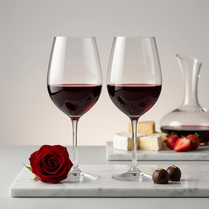 Kit Experiência Sommelier 2 Taças de Cristal Magnum & Decanter Air Wine | Cristal Blumenau