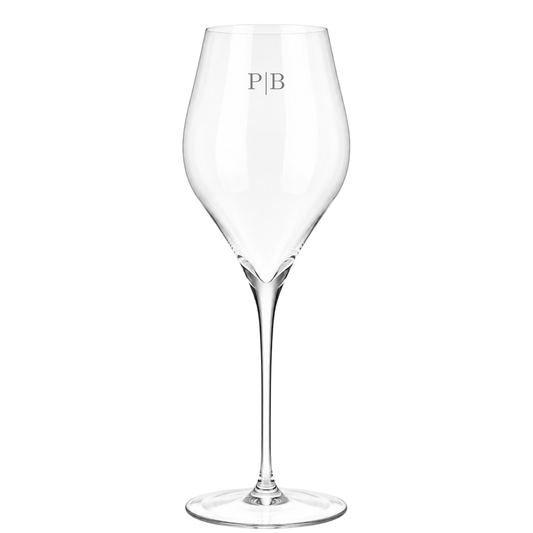 PERSONALIZAÇÃO | Taça de Cristal Perlages do Brasil para Champagne 340ml | Cristal Blumenau