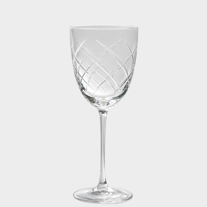 Taça de Cristal Imperial Lapidado 33 P/ Água | Cristal Blumenau