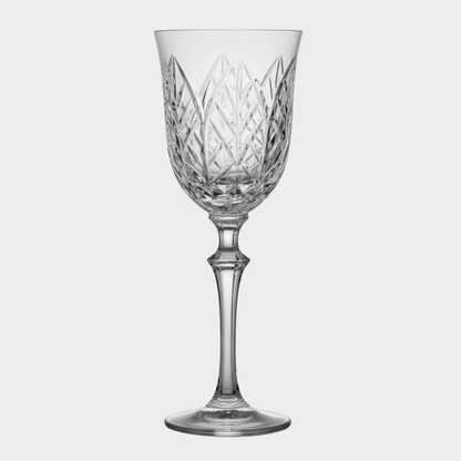 Taça de Cristal Botânica Lapidado 73 P/ Água | Cristal Blumenau