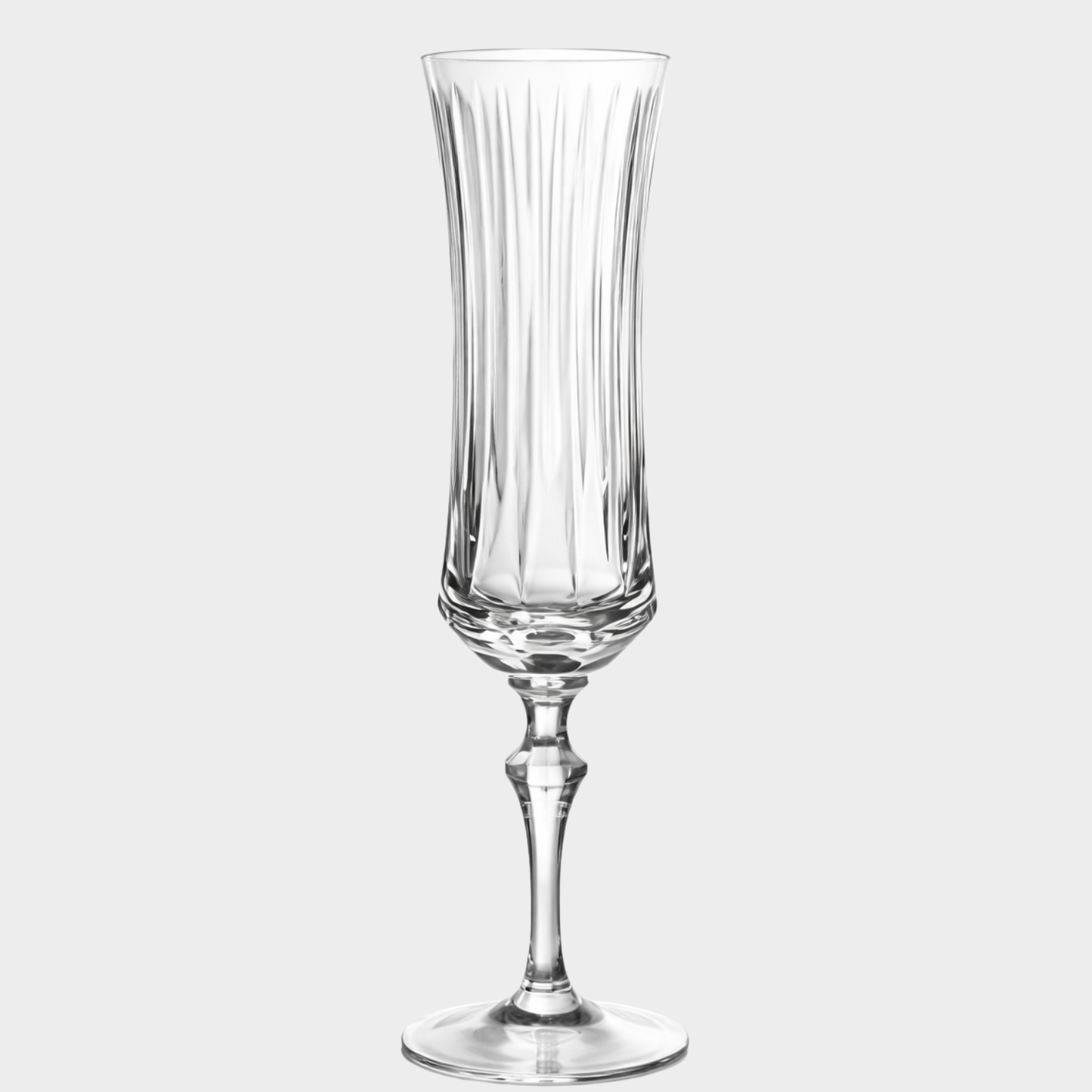 Taça de Cristal Clássica Lapidado 72 P/ Champagne | Cristal Blumenau