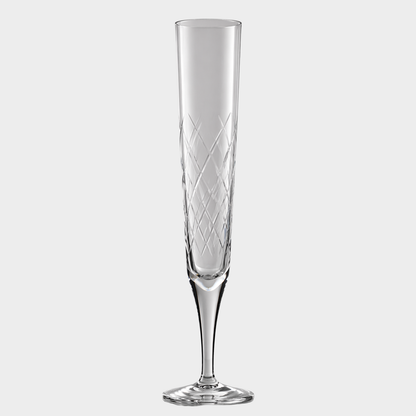 Jogo de 6 Taças de Cristal Imperial Lapidado 33 P/ Champagne | Cristal Blumenau