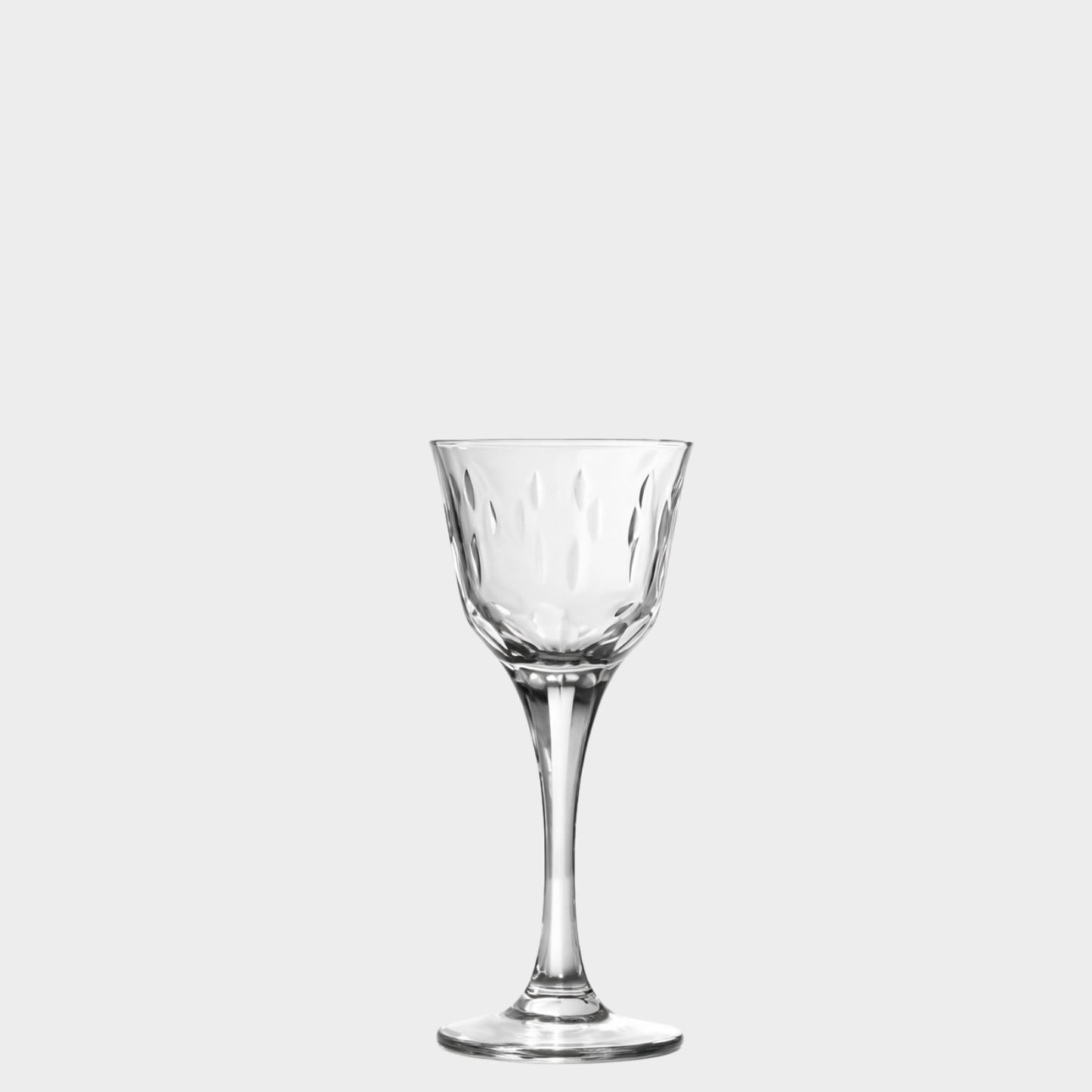 Taça de Cristal Gotas Lapidado 71 P/ Licor | Cristal Blumenau