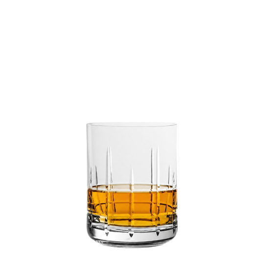 Copo de Cristal On The Rocks 315ml Lapidado 48 | Cristal Blumenau