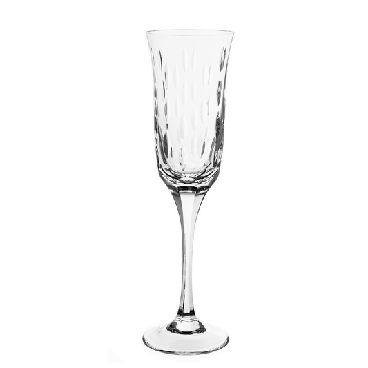 Taça de Cristal Primavera Lapidado 71 P/ Champagne | Cristal Blumenau