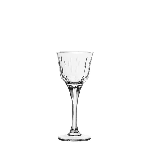 Taça de Cristal Primavera Lapidado 71 P/ Licor | Cristal Blumenau