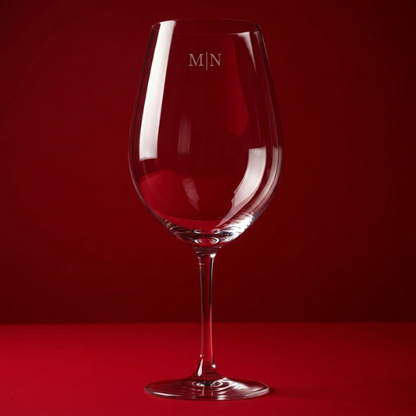 PERSONALIZAÇÃO | Taça de Cristal Moderação Saint-Émillion Vinho Tinto 1230ml | Cristal Blumenau