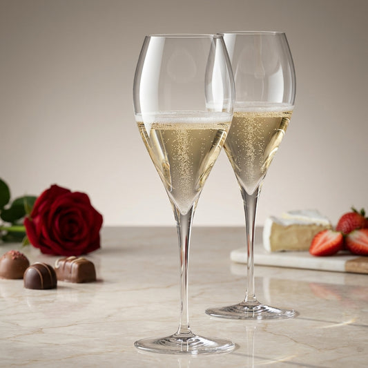 Kit Brinde Perfeito 2 Taças Vert para Champagne 180ml | Cristal Blumenau