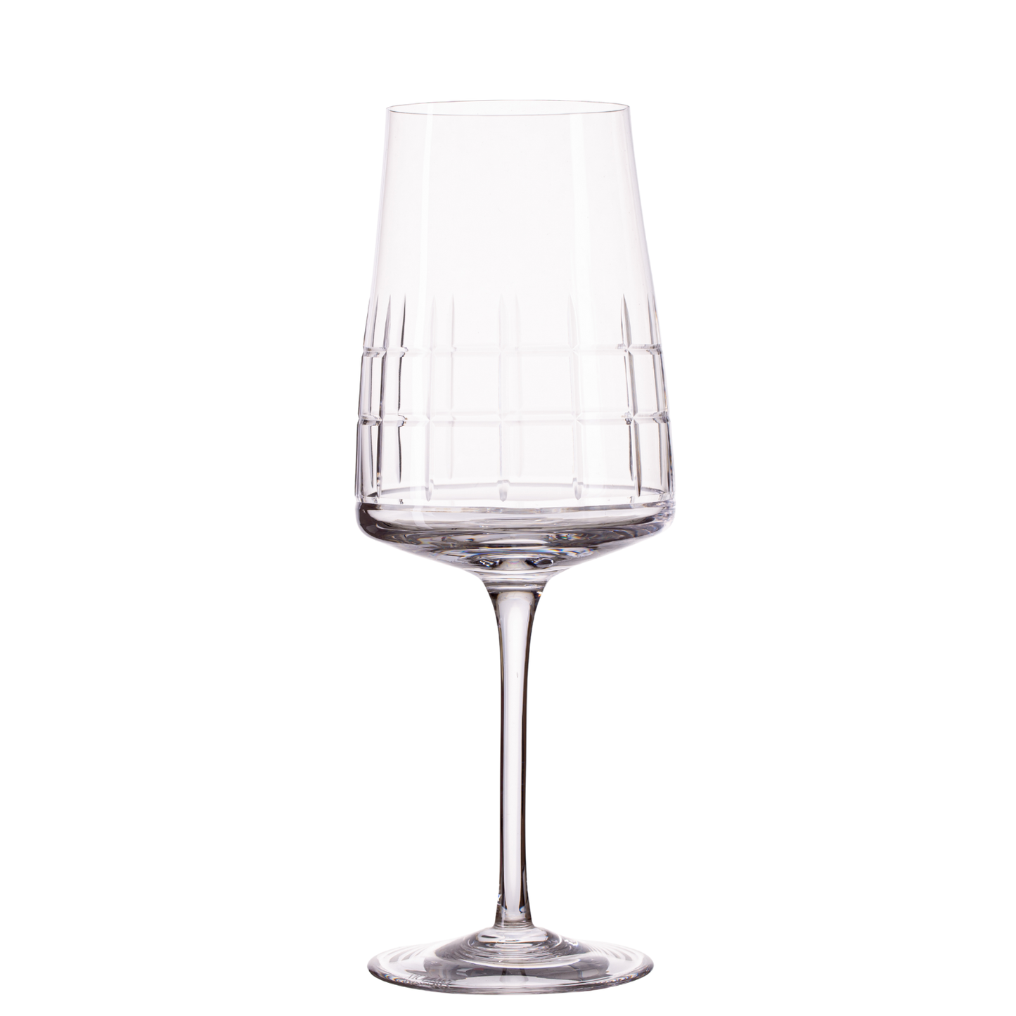 Taça de Cristal Square para Vinho Tinto 500ml Lapidado I Cristal Blumenau