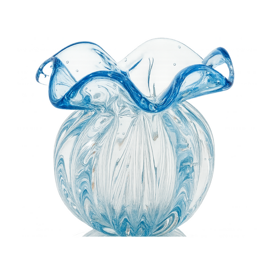 Vaso de Murano Azul Médio